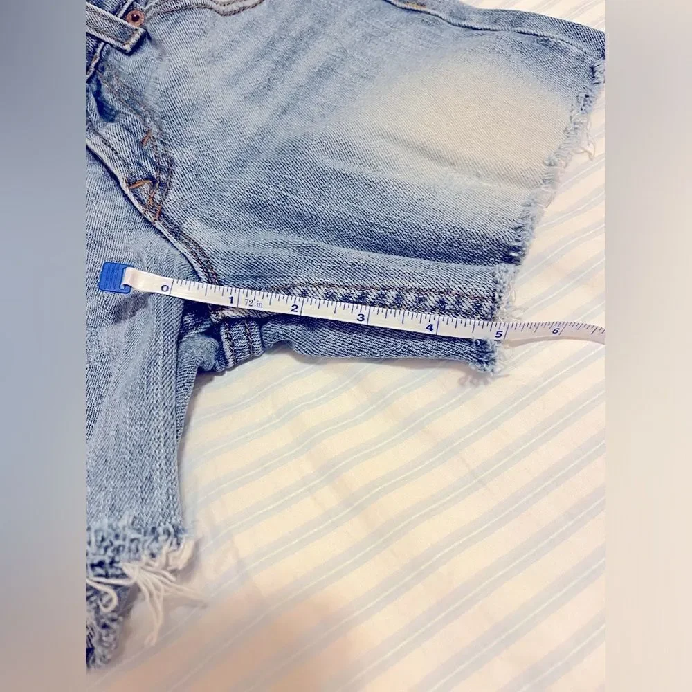 Original authentic Levi cut-off shorts; Size 1